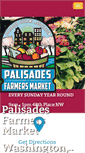 Mobile Screenshot of palisadesfarmersmarket.com